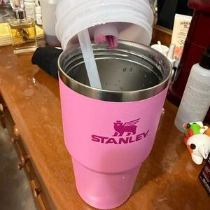 Stanley Pink Insulated Tumbler with Straw